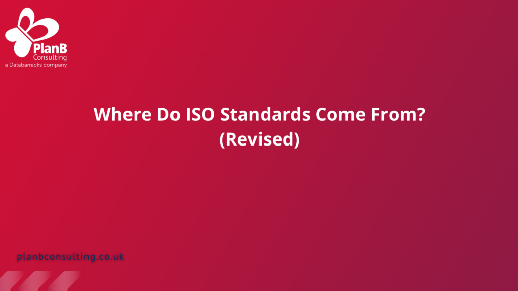 Where Do ISO Standards Come From? (Revised)